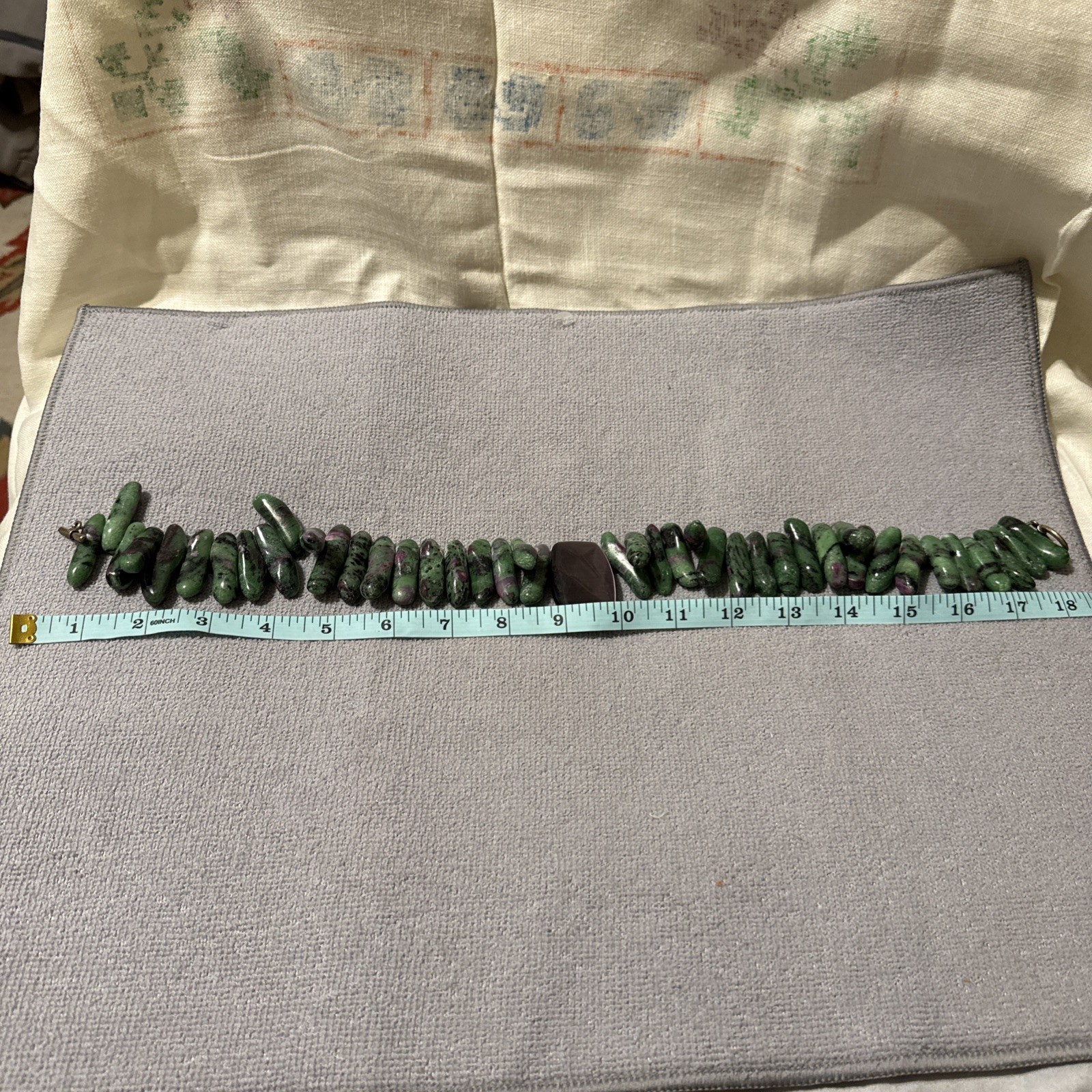 ruby zoisite necklace - image 6