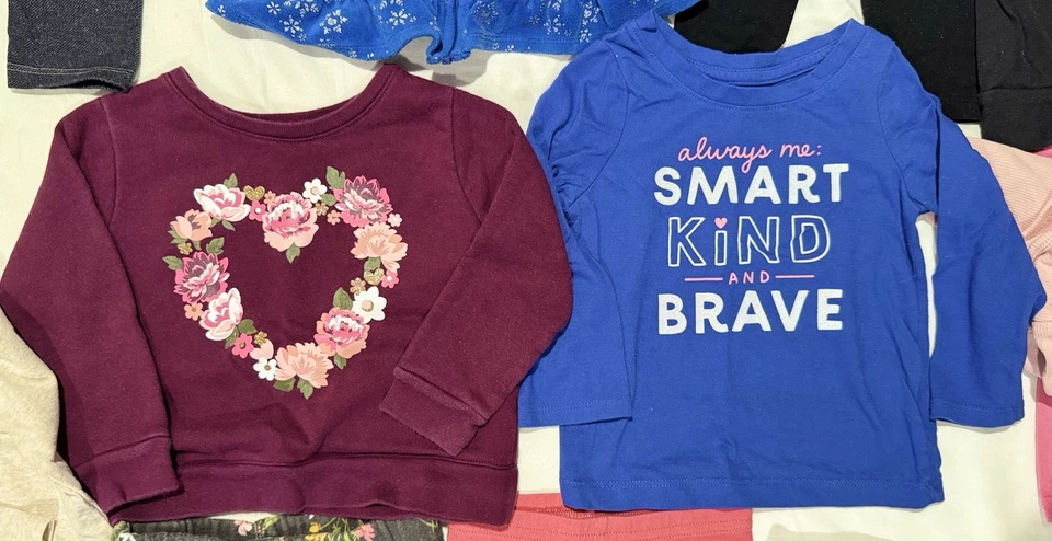 Carters Isaac Mizrahi Grayson Mini Bebé Niñas 18M Paquete De 28 Pantalones Camisas Conjunto Foto 4 de 4