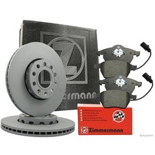 Zimmermann Bremsenset vorne Bremsscheiben + Bremsbeläge Audi A4  Seat Exeo 