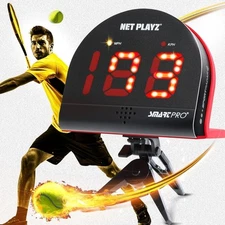 Tennis Radar Guns Speed Sensors Hands-Free - Measure Serve, Racquet & Ball Sp...