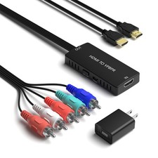 HDMI to Component Converter, HDMI to YPbPr Adapter Support 1080P/720p , VCD, ...