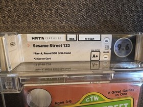 Nintendo NES Sesame Street 123 WATA 9.6 A+ 