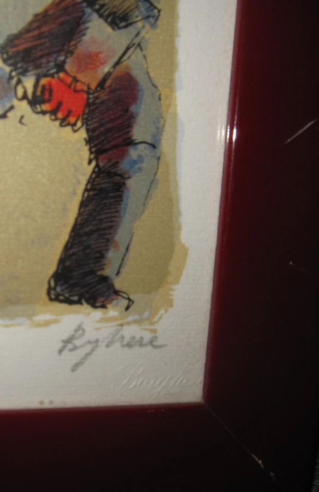 Franz Borghese  Il Razzo Serigrafia su carta esemplare 65/125 Molto bella - Immagine 3 di 3