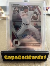 2021 Panini Prizm Draft Picks - Will Bednar #PDP14 Silver Prizm Autographs (AU,