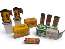Lot of KODAK/Minolta Unused FILM ROLLS Kodachrome Kodacolor Pan Exp. 50s/60s