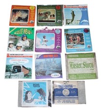 Vintage View-Master Reels Lot of 11 Robin Hood Easter Story Travel GAF Sawyer