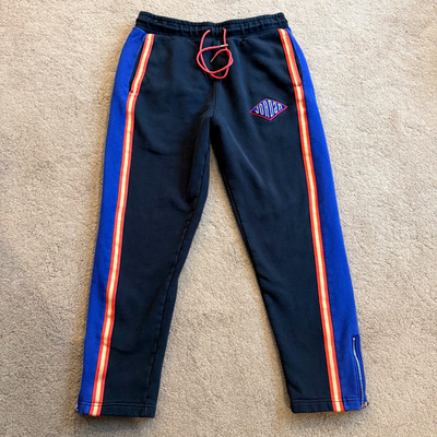 Nike Jordan Sport DNA Fleece Pants Zip Bottoms Embroidered Logo Large RARE