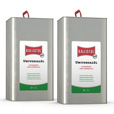 2er Set Ballistol Universalöl 2x 5 Liter Kanister - Waffenöl Kriechöl Schmieröl