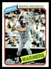 1980 Topps - Mario Mendoza #652