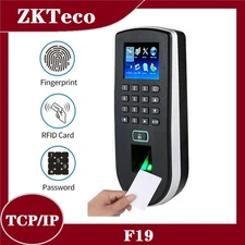 ZKTeco F19 TCP/IP USB RS232 Fingerprint Time Attendance Access Control System