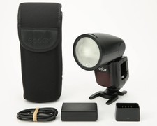 Godox V1-N Round Head Camera Flash for Nikon - Compatible with Nikon i-TTL