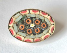 Vintage Micro Mosaic brooch
