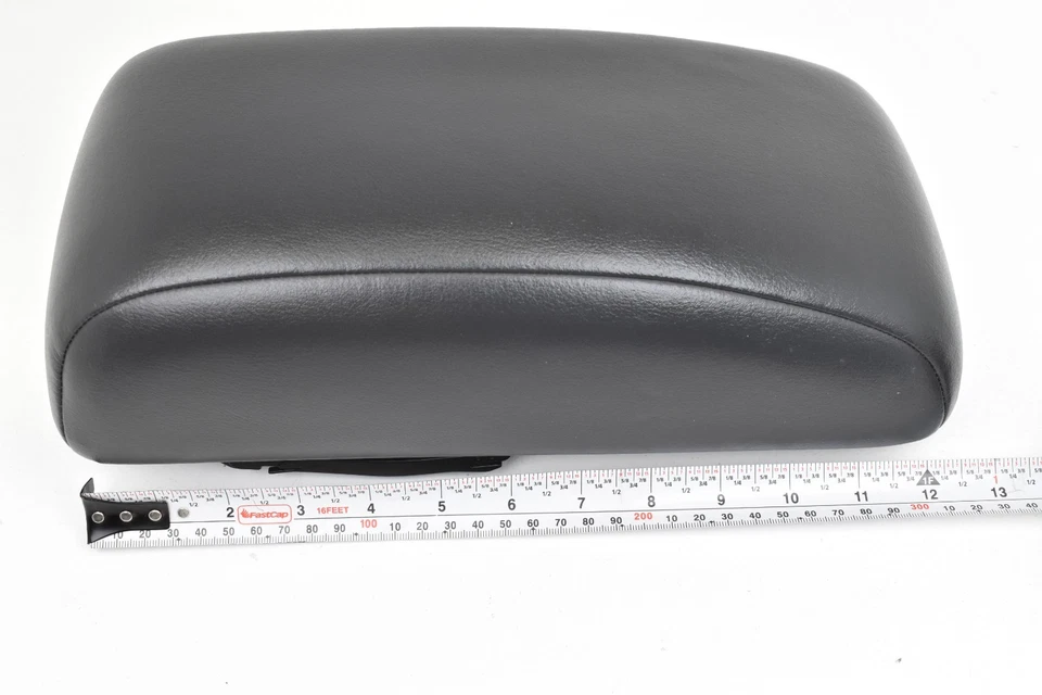 Nissan Máxima 1995-1996 consola central gris oscuro cubierta de cuero reposabrazos OEM Foto 2 de 4