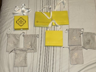 Kendra Scott Jewelry Gift Boxes, Dust Bags and Shopping Bags - ONLY BOXES & BAGS