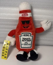 Rare Heinz 57 for Waffle House Tomato Ketchup Plush Limited Edition Winter 2000