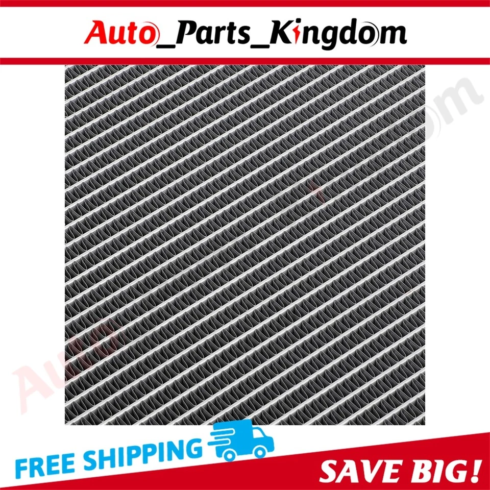 Kit de refrigeración de radiador y condensador de CA de aluminio para Toyota Corolla Pontiac 2009-13 Foto 3 de 4