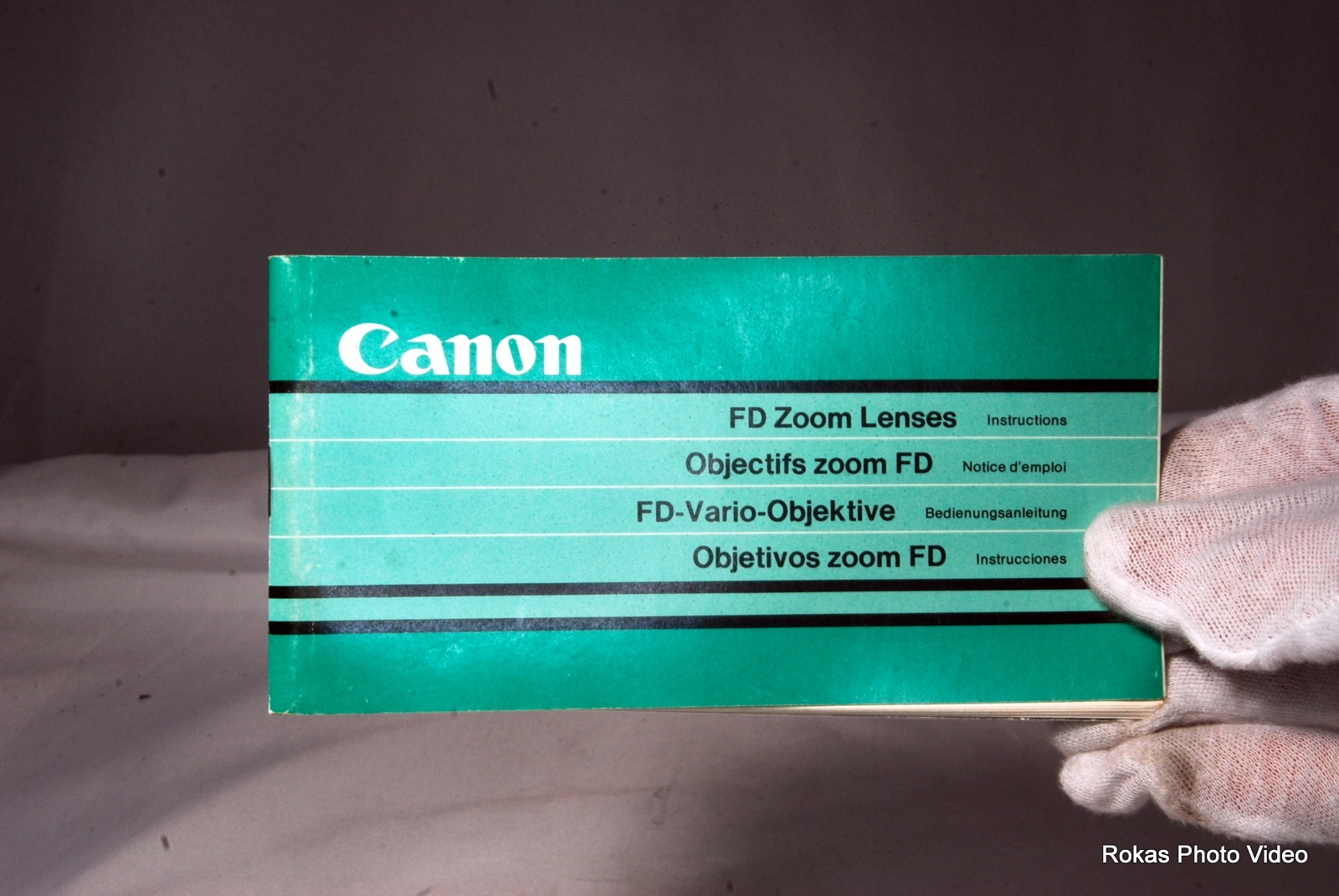 Canon Lens Zoom FD System Guide (EN) Brochure List eBay