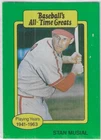 STAN MUSIAL ST. LOUIS CARDINALS 1989 HYGRADE BASEBALL CARD