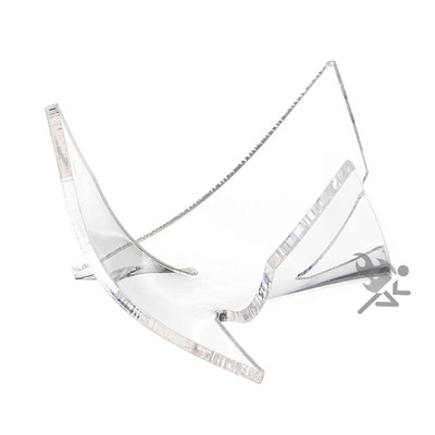 Fossil Geode Mineral Display Stands, 2'' Triangle Lotus 3 Pack 