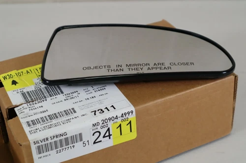 NOS Side View Mirror Glass Lens - 05-10 Chevy Cobalt & Pontiac G5 - Passenger