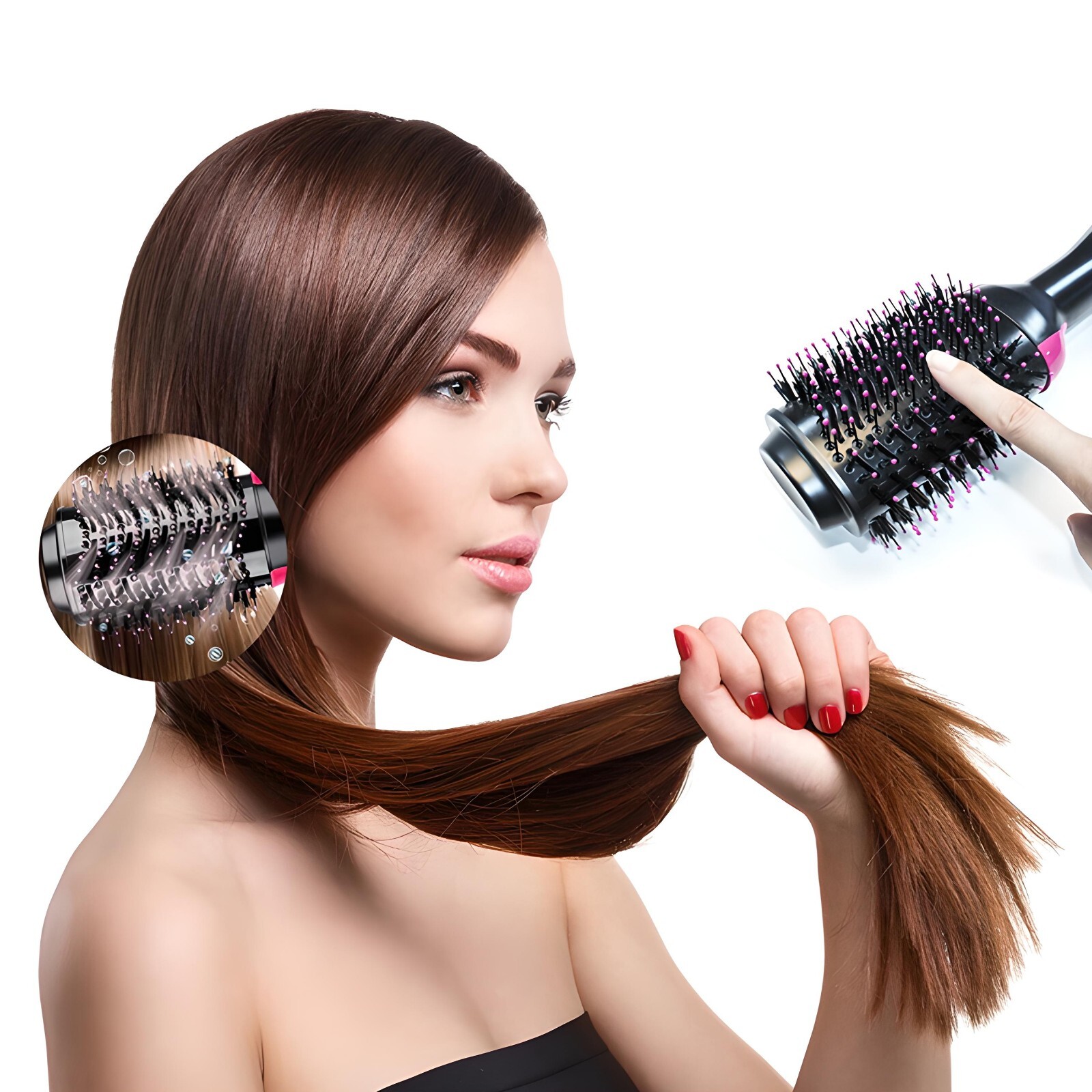 4-teiliges Haarschwamm-Set Für Locken & Afro-Looks – Mit Bürste, Kamm Und Handschuh