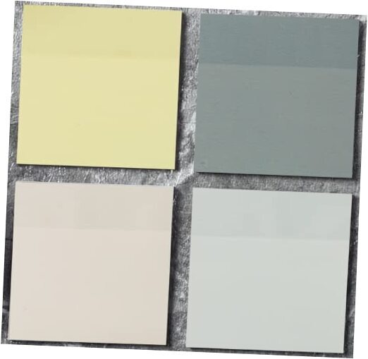 Transparent Sticky Notes, Set of 4 Pads 3''x3” Clear Sticky Tabs, Cloudy Dream-image