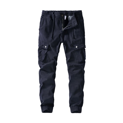 Hombres Pantalones de Carga Pantalones Cónicos Exterior Corredores Algodón Bolsillo Informal Moda - Imagen 6 de 14