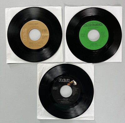 Lot of (3) Morris Albert 45 RPM Records