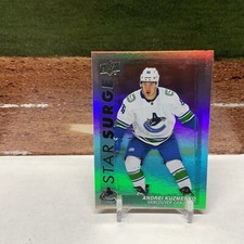 2023-24 Upper Deck Series 1 #SS-18 Andrei Kuzmenko Star Surge Vancouver Canucks
