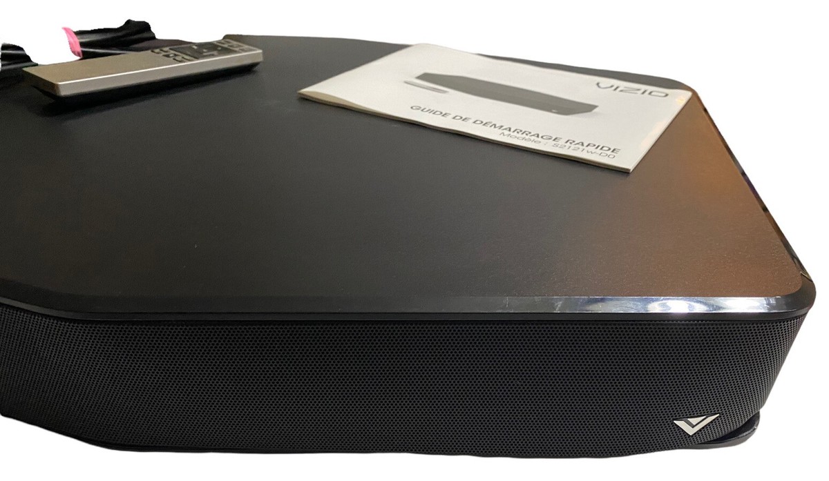 Vizio Bluetooth Soundbar S2121W-DO Under TV Table Top Built In