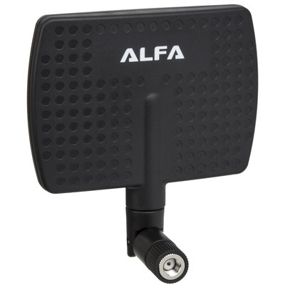 Alfa 2.4 GHz 7dBi RP-SMA Panel Screw-On Swivel Antenna for Alfa - AWUS models