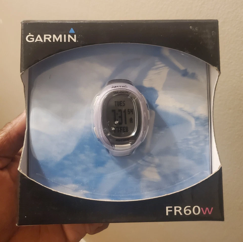 New Garmin FR60w /ANT+ USB Stick Sport Heart Rate Monitor Watch Lilac 2008 - Image 2 of 4