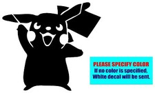 Poke Pikachu 13 Vinyl decal sticker Car Truck Window Laptop Graphic Die Cut 9"