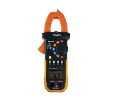 MS2008A Digital AC Clamp Meter designed to CE, IEC-61010, CAT.III 600V, RoHS