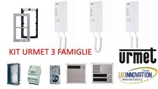 KIT CITOFONO URMET TRIFAMILIARE KIT CITOFONICO tre FAMIGLIE URMET 3 appartamenti