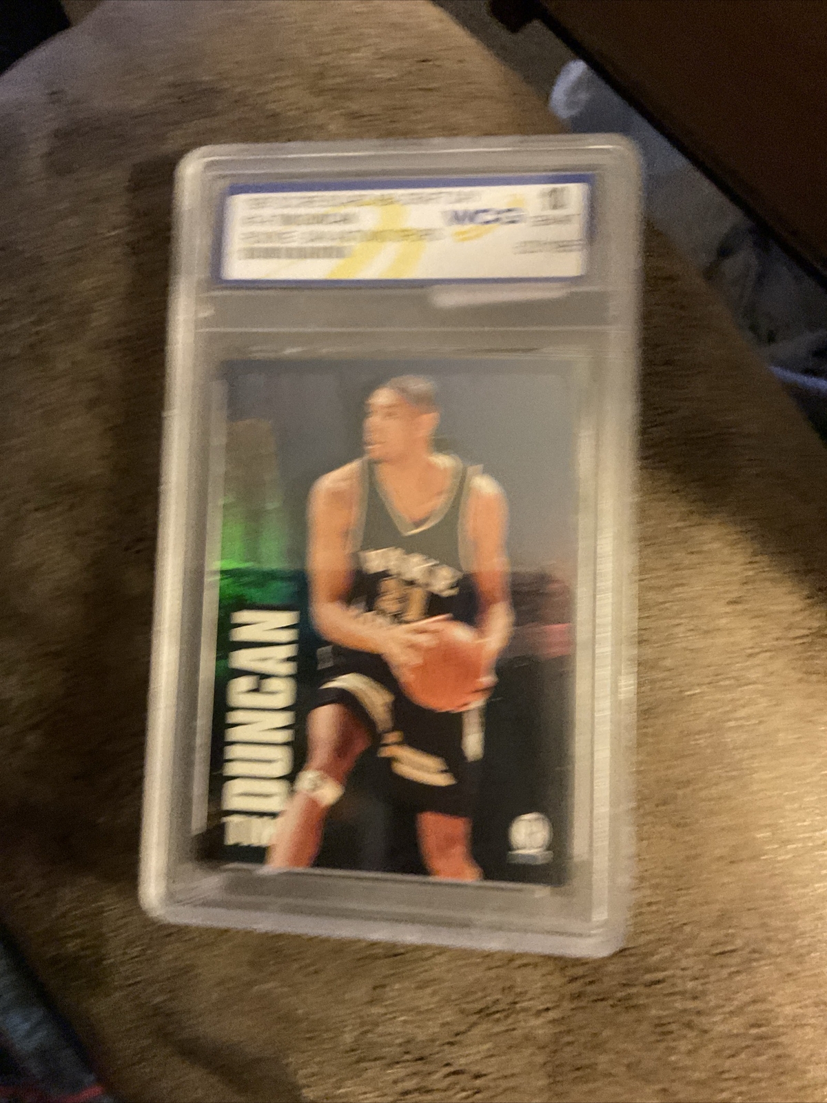 1997 Score Board Draft Day Tim Duncan ROOKIE CARD RC #1A WCG 10 MINT