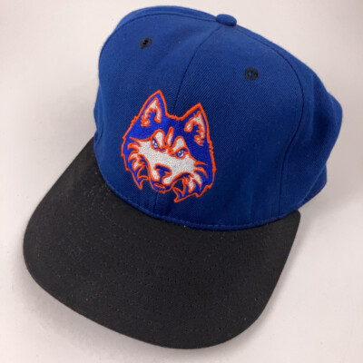 Vintage Houston Baptist University HBU Hat Fitted 7 1/8 Made USA