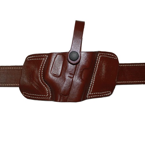 Two Slot Sport OWB Carry Fast Draw Handmade Gun Holster With Snap - Picture 4 of 58