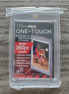 Ultra Pro One Touch 360pt Thick Card Holder New Unused Gold Magnet UV Protection