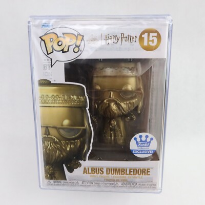 Harry Potter Funko Pop! Albus Dumbledore 15 Metallic Gold 4000 Exclusive Figure