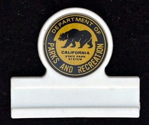 California State Parks - Dept of Parks & Recreation - Volunteer nametag badge