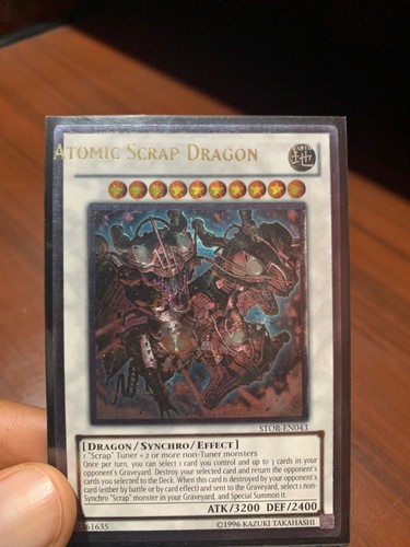Yu-Gi-Oh! Atomic Scrap Dragon Karte – Ultra Rare, Aus Storm Of Ragnarok (Unlimited Edition)