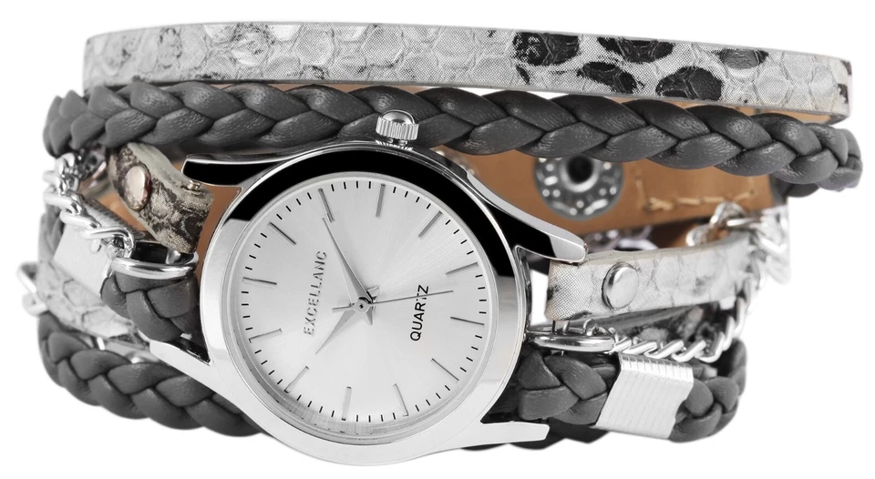 Excellanc Orologio da Polso Donna Sintetico Ragazza Analogico Orologio Regalo - Immagine 2 di 3