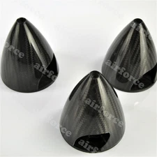 1PC 2 Blade 3.75inch 95mm Carbon fiber Spinner W/CF Backplate For Gas Plane FM