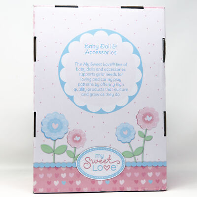 My Sweet Love Baby Doll & Accessories, 7 pieces, For ages 3+