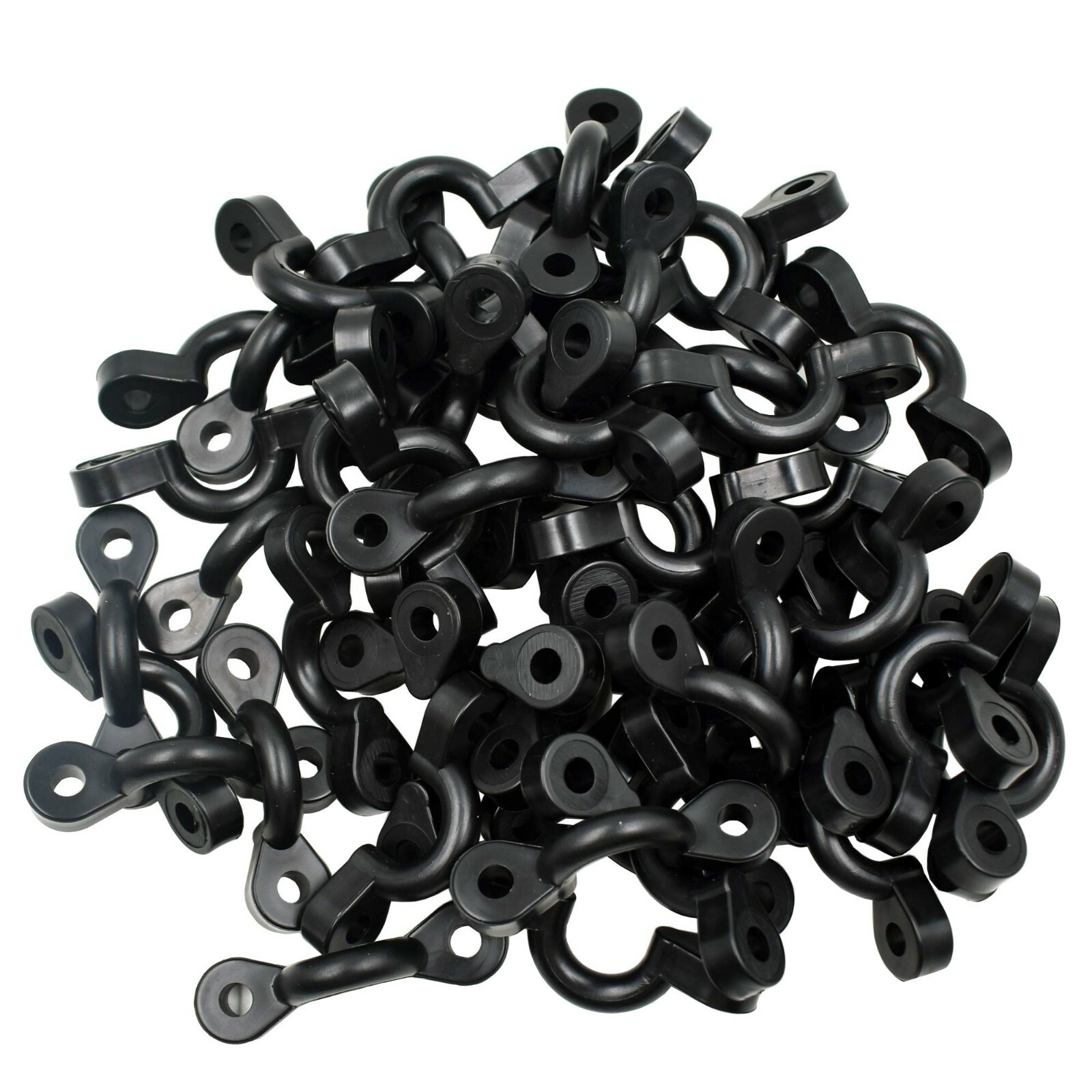 50 Pad Eyes  Kayak Canoe Boat Nylon Bungee Deck Loops Tie Down HEAVY DUTY