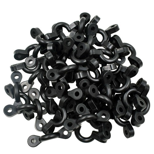 50 Pad Augen Kajak Kanu Boot Nylon Bungee Deck Schlaufen Festzurren SCHWERLAST - Bild 2 von 2