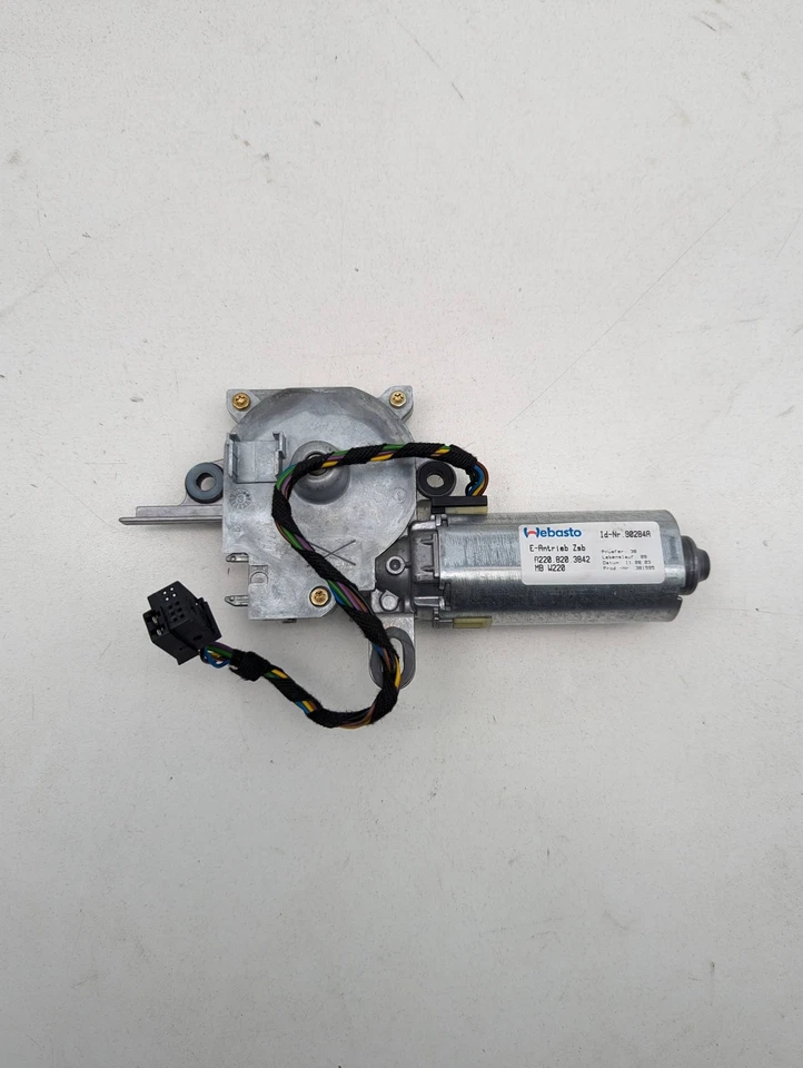 Mercedes-Benz S430 W220 2000-2006 techo corredizo techo corredizo motor OEM 2208203842 Foto 3 de 4