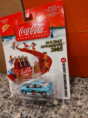 ミニカー JOHNNY LIGHTNING COCA-COLA Johnny Lightning Coca-cola 2005 MITSUBISHI LANCER HOLIDAY