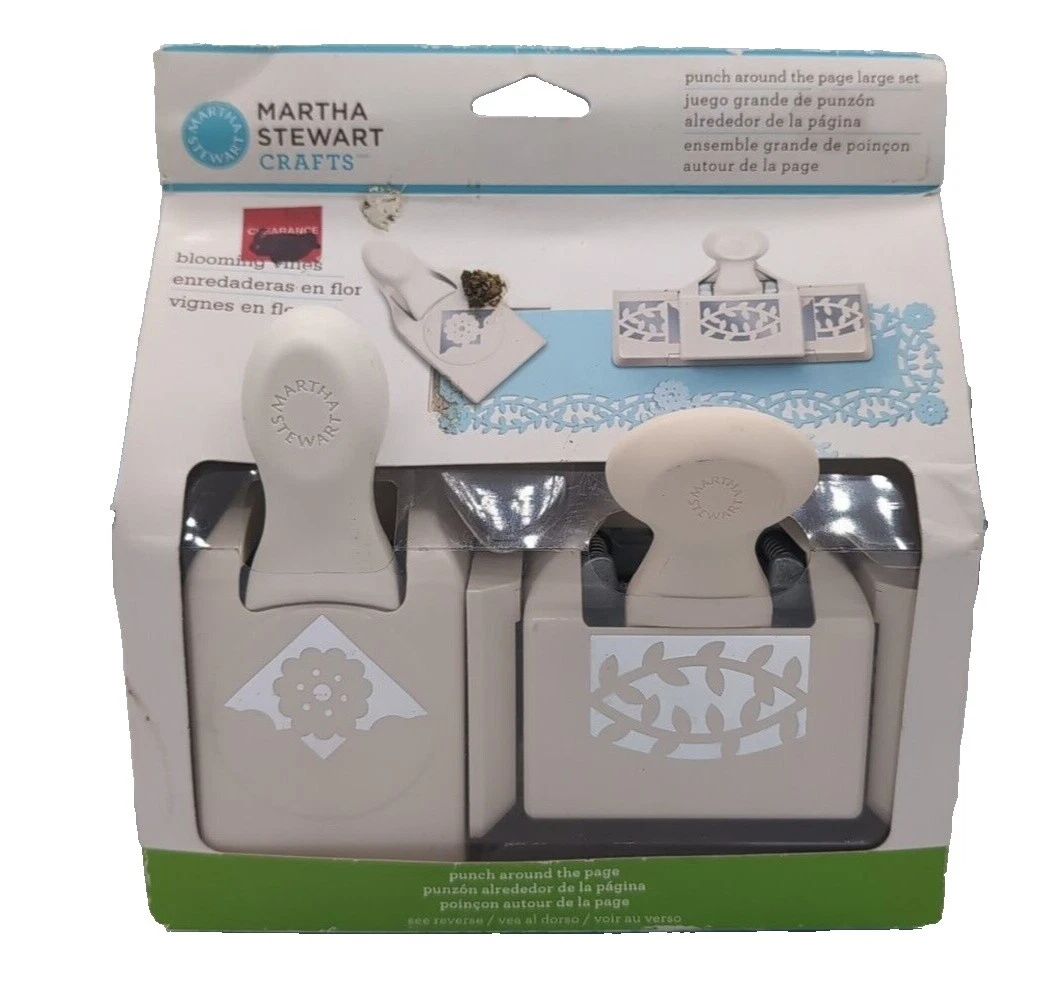 Scrapbooking e Aniversário Martha Stewart Furadores de papel para Scrapbooking